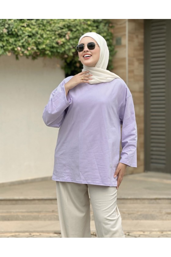 pull Ibiza violet pastel